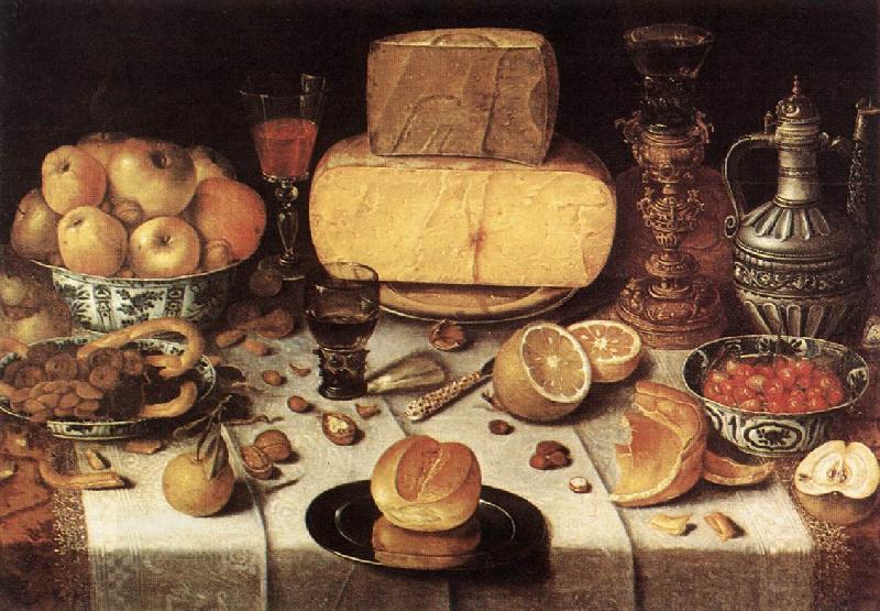 GILLIS, Nicolaes Laid Table dfh China oil painting art